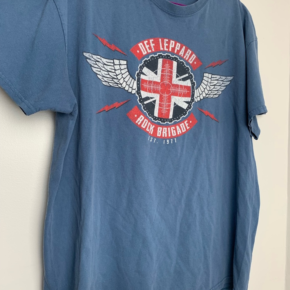 💖🐆2019 DEF LEPPARD "Rock Brigade" Concert Tour Est 1977 T-Shirt